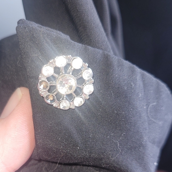 Laura Plus Black Evening Gown with Beaded Neckline 16W - Picture 9 of 9